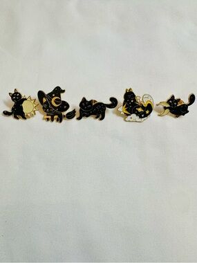 Celestial Cat Pin Bundle